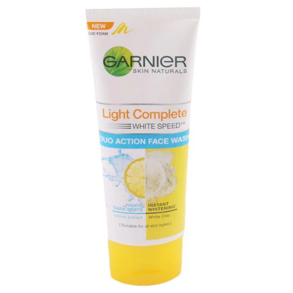 Garnier Light Complete Duo Action Face Wash 100 g JioMart
