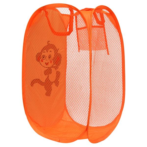 Winner Orange Nylon Laundry Basket 35x56 cm JioMart