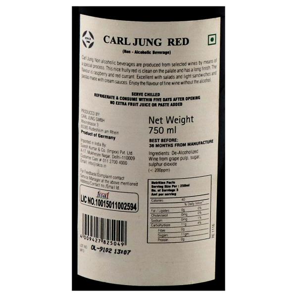 Carl Jung Selection Red DeAlcoholised Wine 750 ml JioMart