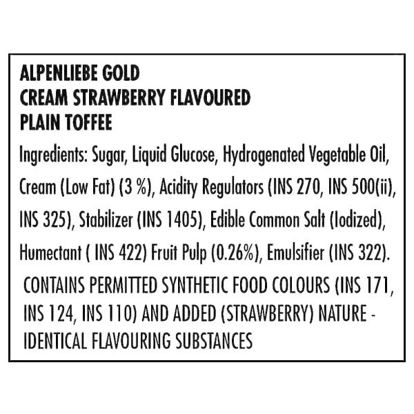 Alpenliebe Gold Cream Strawberry Candy 340 g JioMart