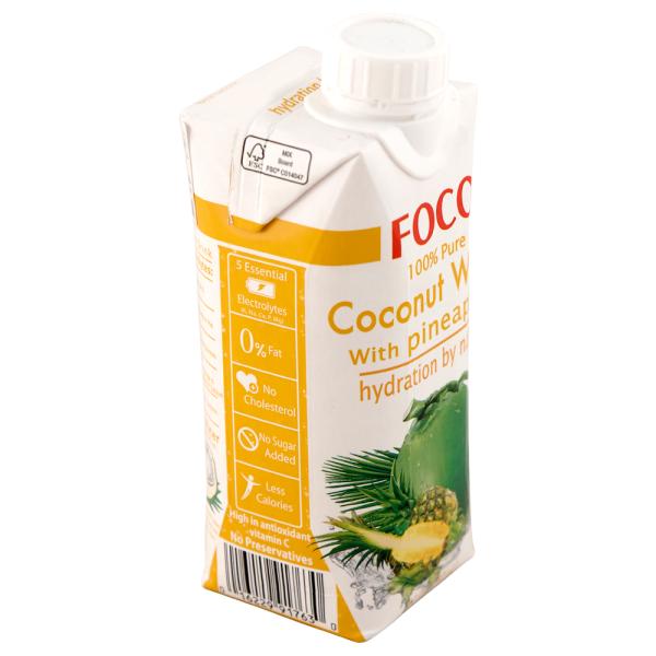 Foco Pineapple Flavoured Coconut Water 330 ml JioMart