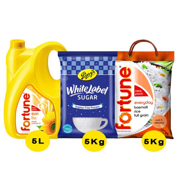 Fortune Sunlite Refined Sunflower Oil 5 L + Parry's White Label Sulphur