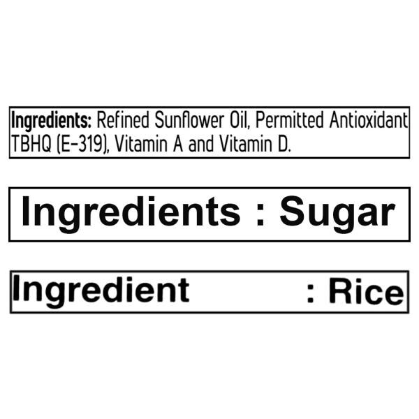 Fortune Sunlite Refined Sunflower Oil 5 L + Parry's White Label Sulphur