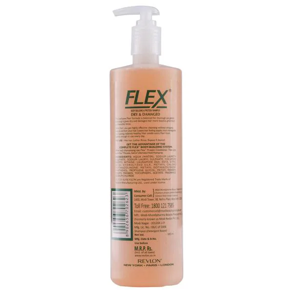 Revlon Flex Body Building Protein Shampoo For Dry & Damaged Hair 592 ml -  JioMart