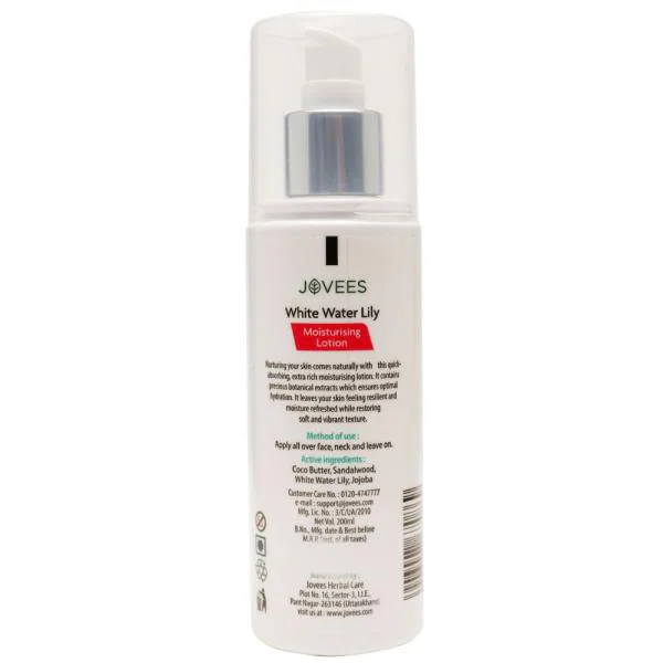 Jovees White Water Lily Moisturising Body Lotion for Normal to Dry Skin