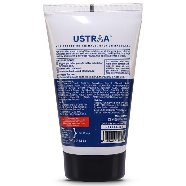 Ustraa De Tan Face Scrub 100 g JioMart