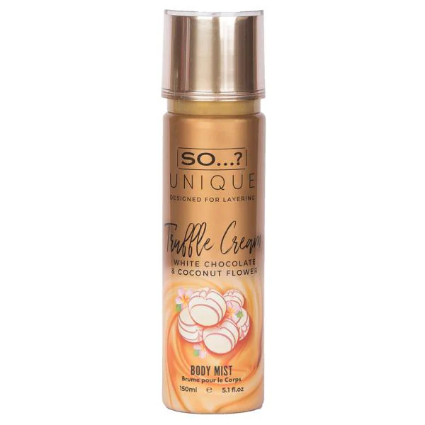 So Unique Truffle Cream White Chocolate & Coconut Flower Body Mist 150