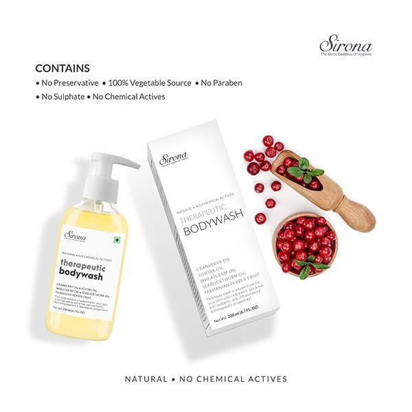 Sirona Natural Therapeutic Body Wash 200 ml JioMart