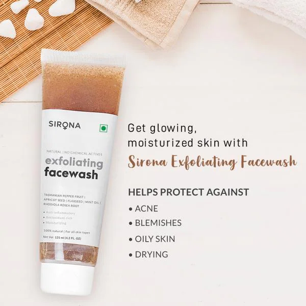 Sirona Exfoliating Face Wash 125 ml JioMart