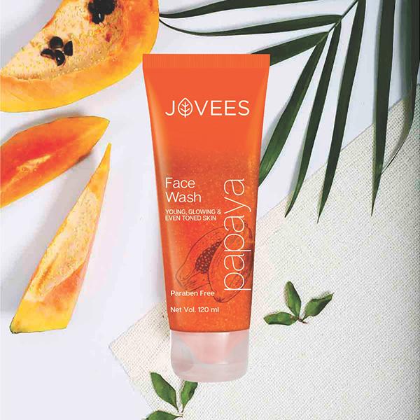 Jovees Herbal Papaya Face Wash For All Skin Types and Paraben & Alcohol