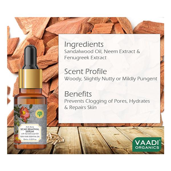 Vaadi Herbals 100 Pure Essential Oil Anti Acne Scar Removal Serum
