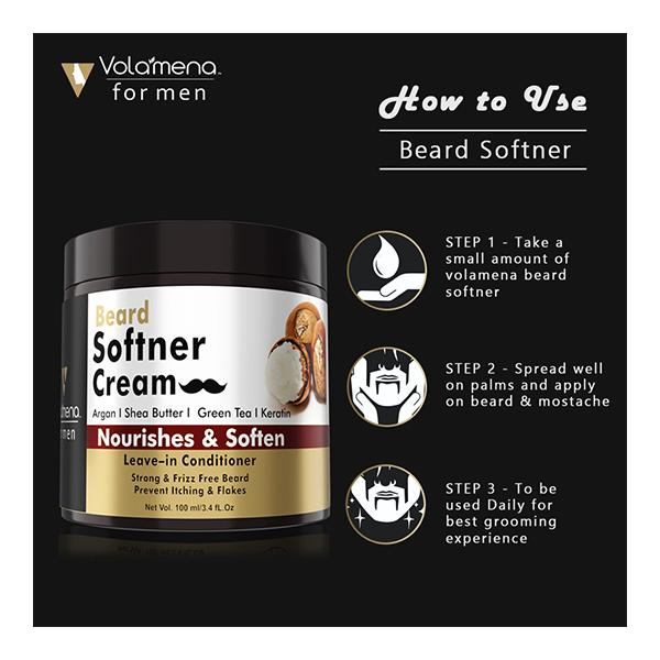 Volamena Beard Softener Cream 100 ml JioMart