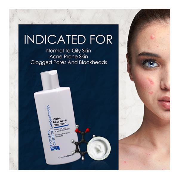 Fixderma Cosmetic Laboratories (FCL) Alpha Beta Acne Face Cleanser 200