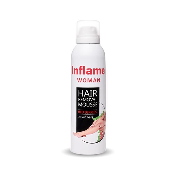 Inflame Woman Hair Removal Mousse Foam Red Berries 200 ml JioMart