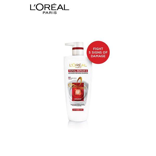 Loreal Paris Total Repair 5 Shampoo 1 Litre JioMart