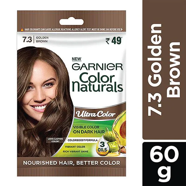 Garnier Color Naturals Creme Riche Sachet, Shade , Golden Brown 30 ml +  30 gm - JioMart