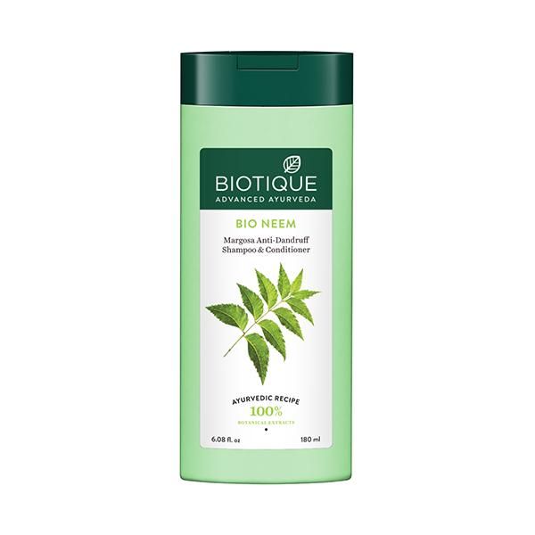 Biotique Fresh Neem Anti Dandruff Shampoo & Conditioner 180ml JioMart