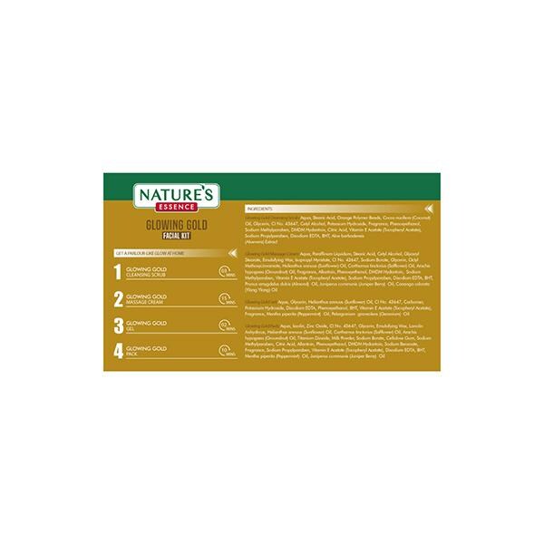 Nature's Essence Glowing Gold Facial Kit Single Use Pack 20 gm JioMart