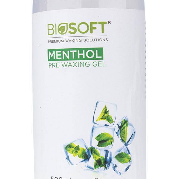 Biosoft Menthol Pre Wax Gel 500 ml JioMart