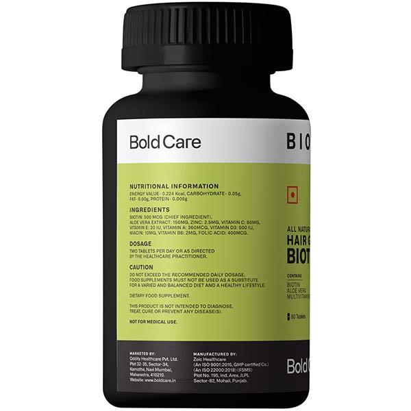 Bold Care Biotin Hair Growth Tablet 60's - JioMart
