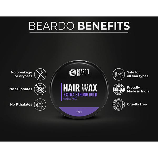 Beardo Crystal Hair Wax XXtra Strong Hold 100 gm JioMart
