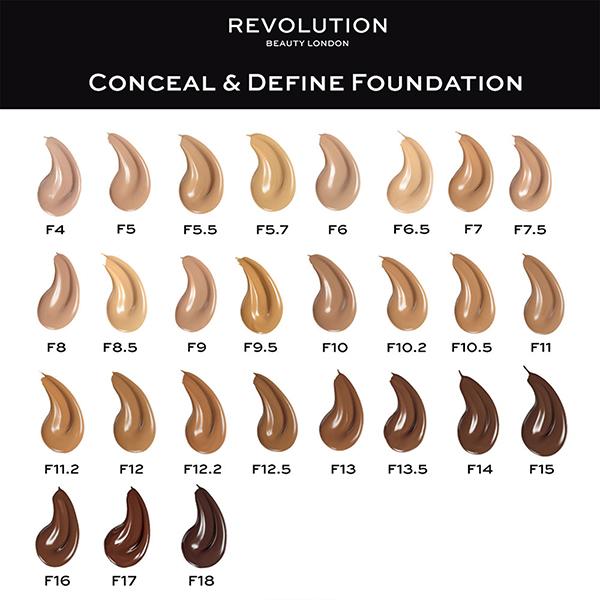 Makeup Revolution Conceal & Define Foundation F9 23 ml JioMart