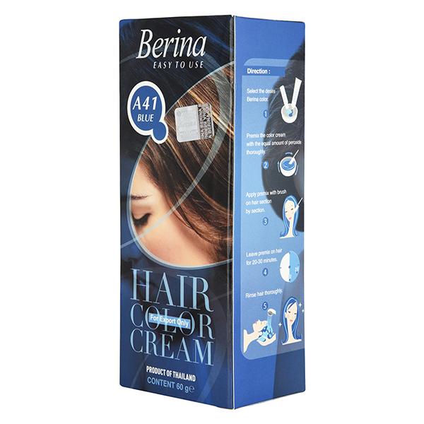 Berina A41 Blue Hair Color Cream 60 gm - JioMart