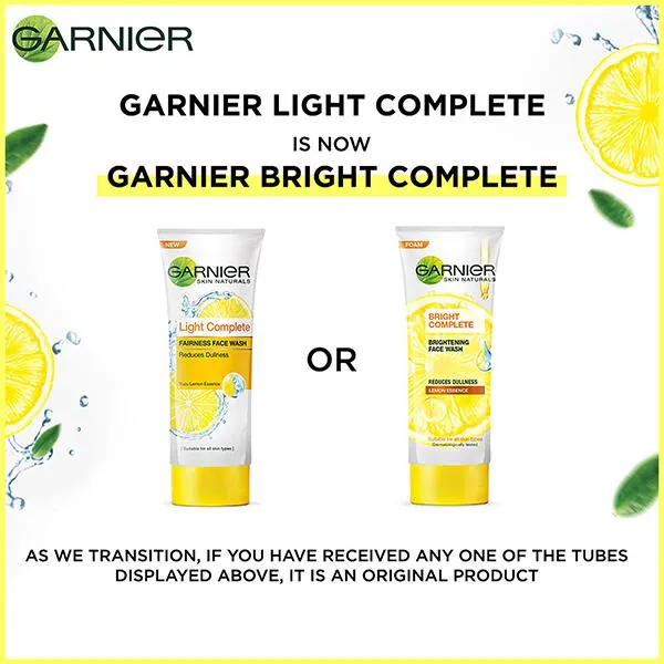 Garnier Bright Complete VITAMIN C Facewash 50 gm JioMart