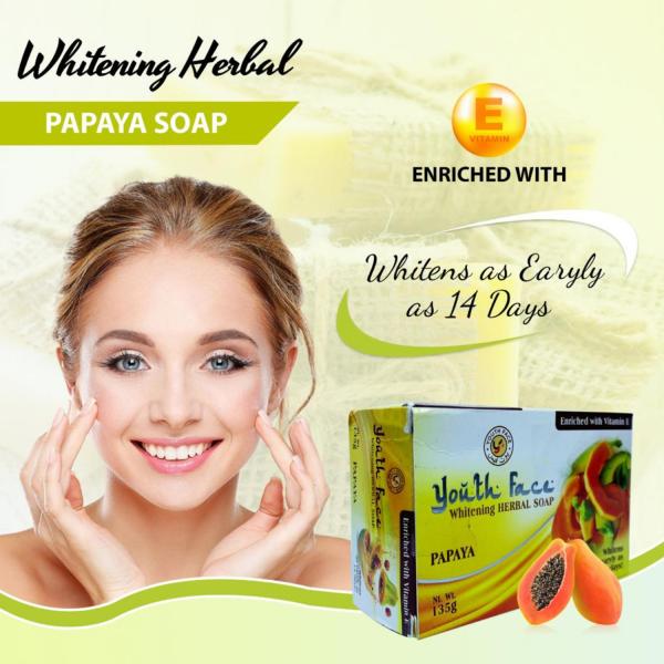 Secret Beauty Shine Youth Face Papaya Whitening Herbal Soap For All