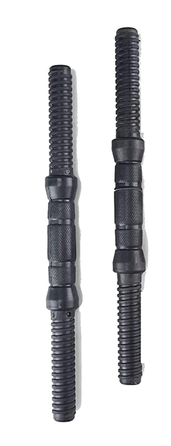 SX Fitness Dumbbell Rod bar 14 Inches with 4 PVC Bolt Nuts Weight