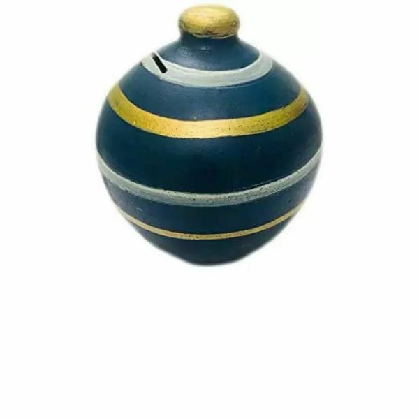 HC THE CRAFTS Terracotta Clay Gullak, Money Bank blue pack of 3 Coin Bank (Blue) JioMart