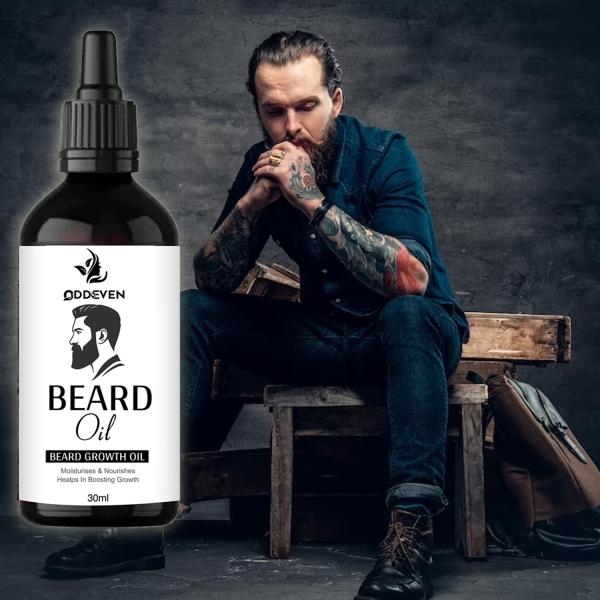 Active Formula Based Beard Oil for Patchy Beard and No Beard Solution