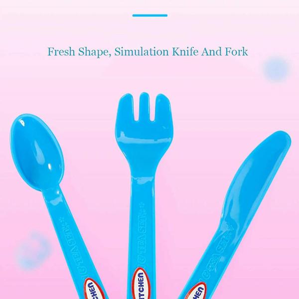 WISHKEY Kitchen Pretend Play Set, Realistic Portable Cooking