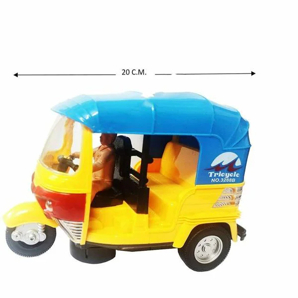 MIMY Electric Cool Tricycle Auto Rickshaw Toys and Gift Auto Rickshaw