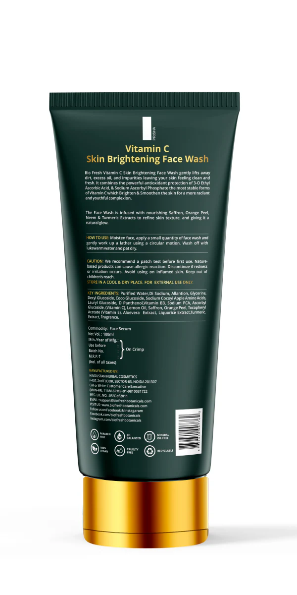 Biofresh Vitamin C with Powerful Cleanser, For Skin Brightening