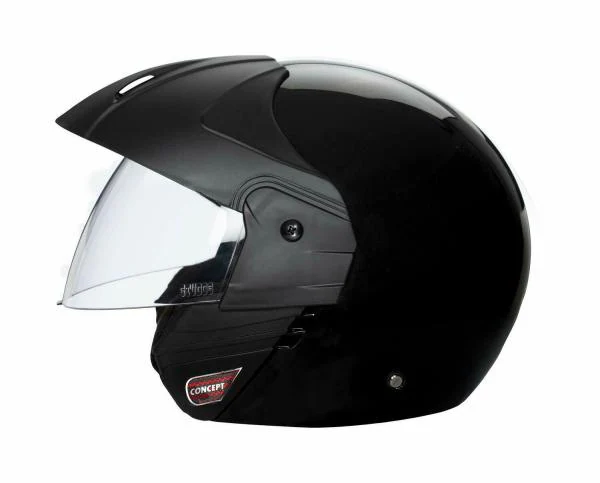 Studds Ninja Concept Eco Open Face Helmet- Black (Xl) - JioMart