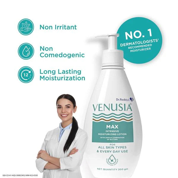 Venusia Max Intensive Moisturizing Lotion For Everyday Use 500 g JioMart