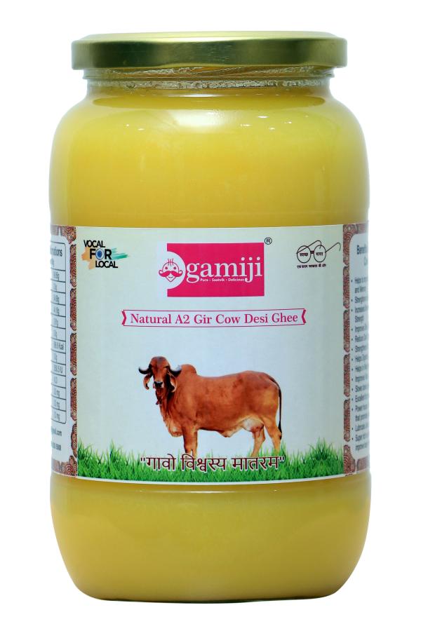 GAMIJI Natural A2 Gir Cow Desi Ghee 1000 ml JioMart