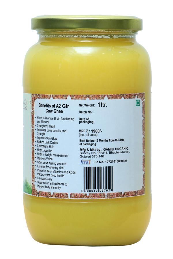 GAMIJI Natural A2 Gir Cow Desi Ghee 1000 ml JioMart