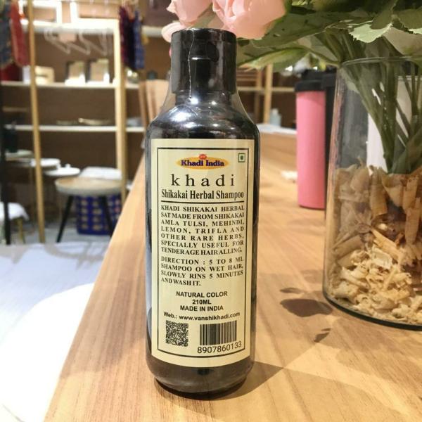Khadi Natural Shikakai Herbal Shampoo (210ml) Pack Of 2 JioMart