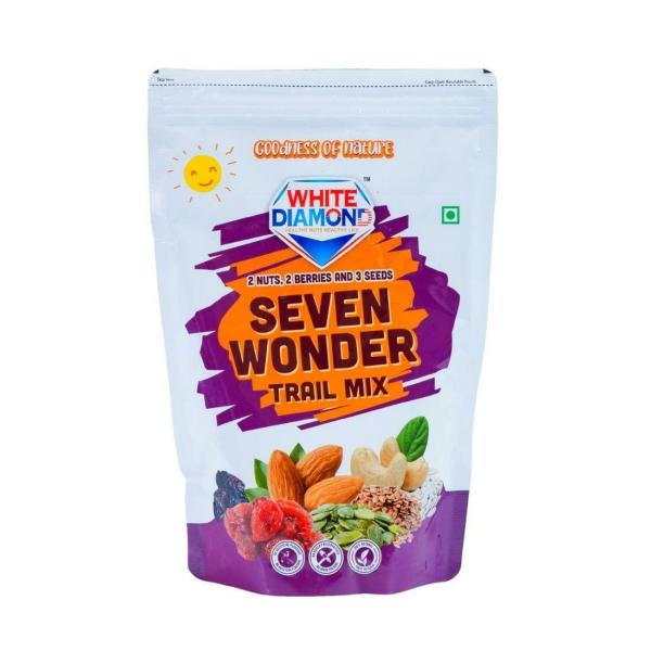 White Diamond Seven Wonder International Trail Mix of 7 Most Nuts