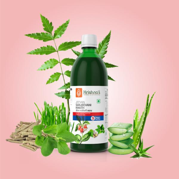 Krishna's Herbal & Ayurveda Jeevan Sanjeevani Kwath 1000 ml JioMart