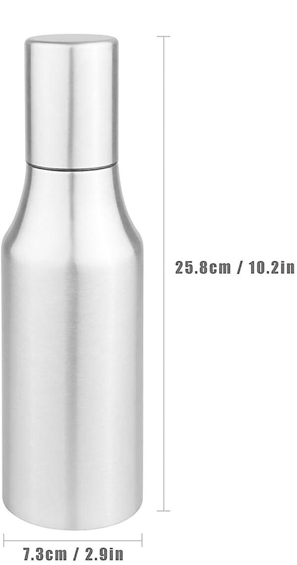 Jariwala Enterprise Silver Stainless Steel Leak Proof Olive Oil