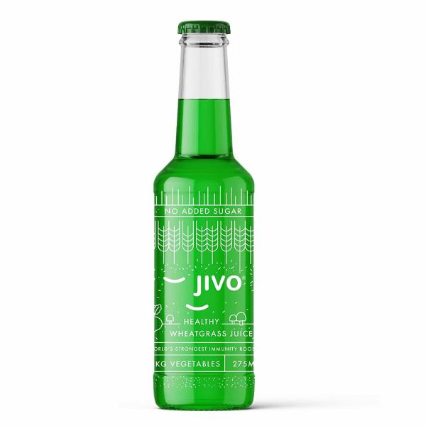 JIVO Healthy Wheatgrass Super Juice Ginger Ale Flavor Sugar Free 275