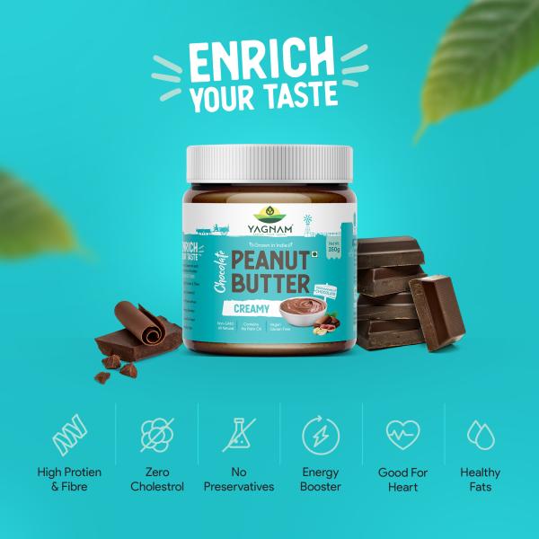 Yagnam Peanut ButterMade with Roasted PeanutsCreamyClassicReady to Eat Cholesterol Free