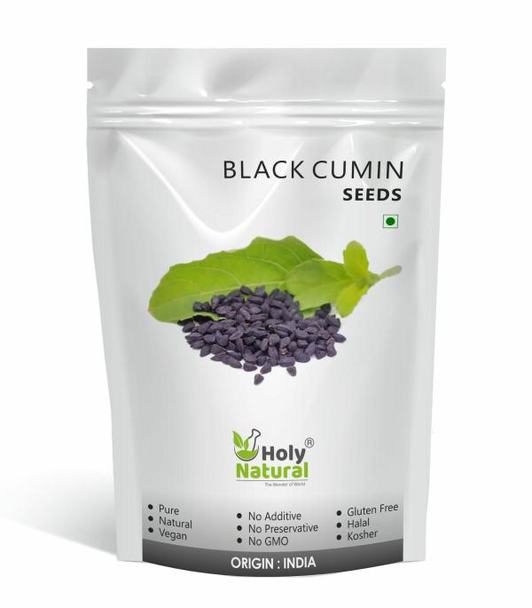 Holy Natural Black Cumin Seeds 250gm, Also called kalonji/Zeera caraway