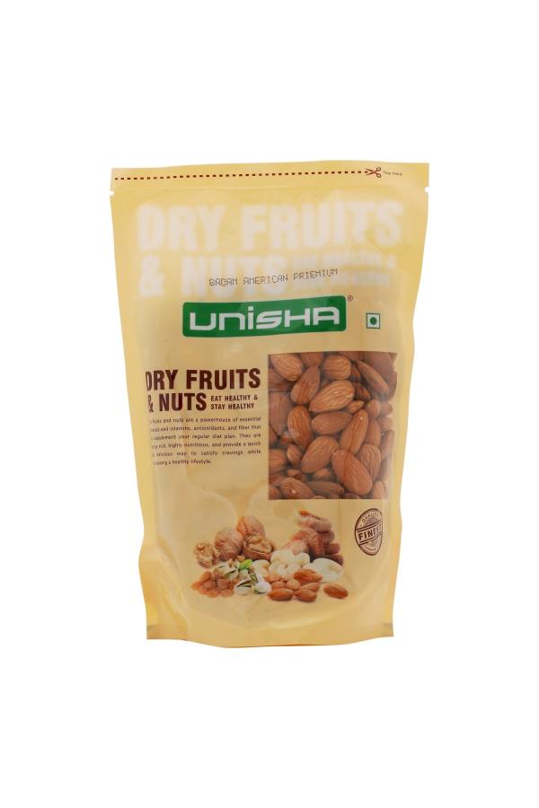 Unisha 100 Natural Premium American Almonds Premium Badam High in