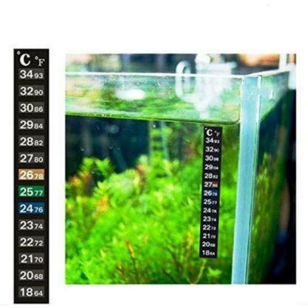 Taiyo Pluss Discovery Aquarium Straight Sticker Thermometer Fish Tank Temperature Strip JioMart