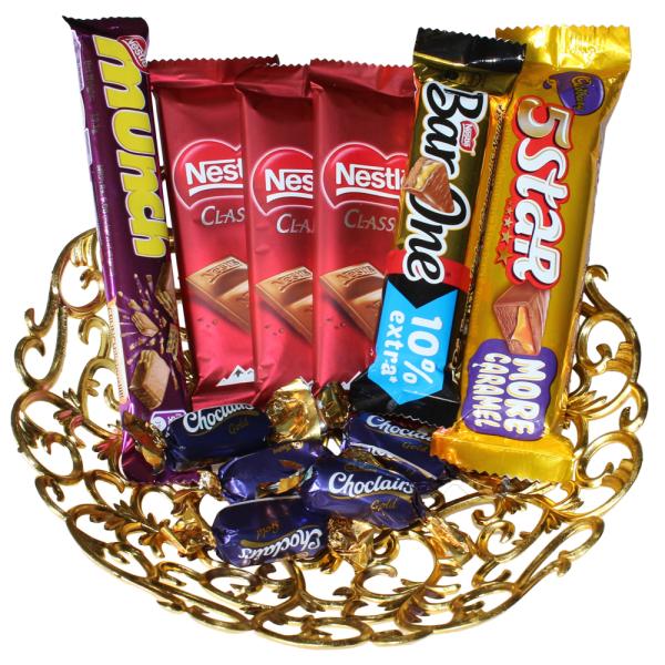 10 Pieces Beautiful Chocolate Gift Hamper Chocolate Gift for Diwali
