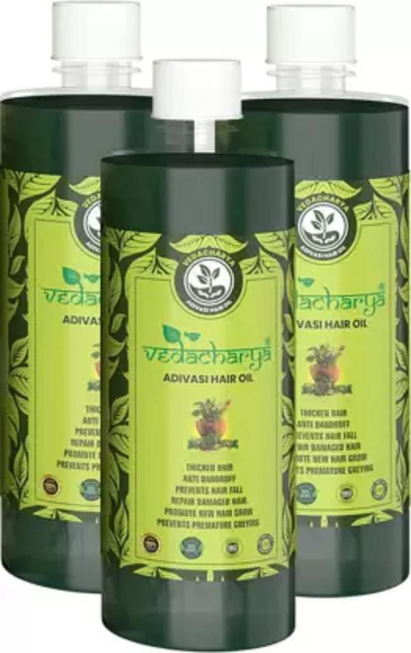 Vedacharya Adivasi Hair Oil Long Shiny Strong Hairs Control Damage